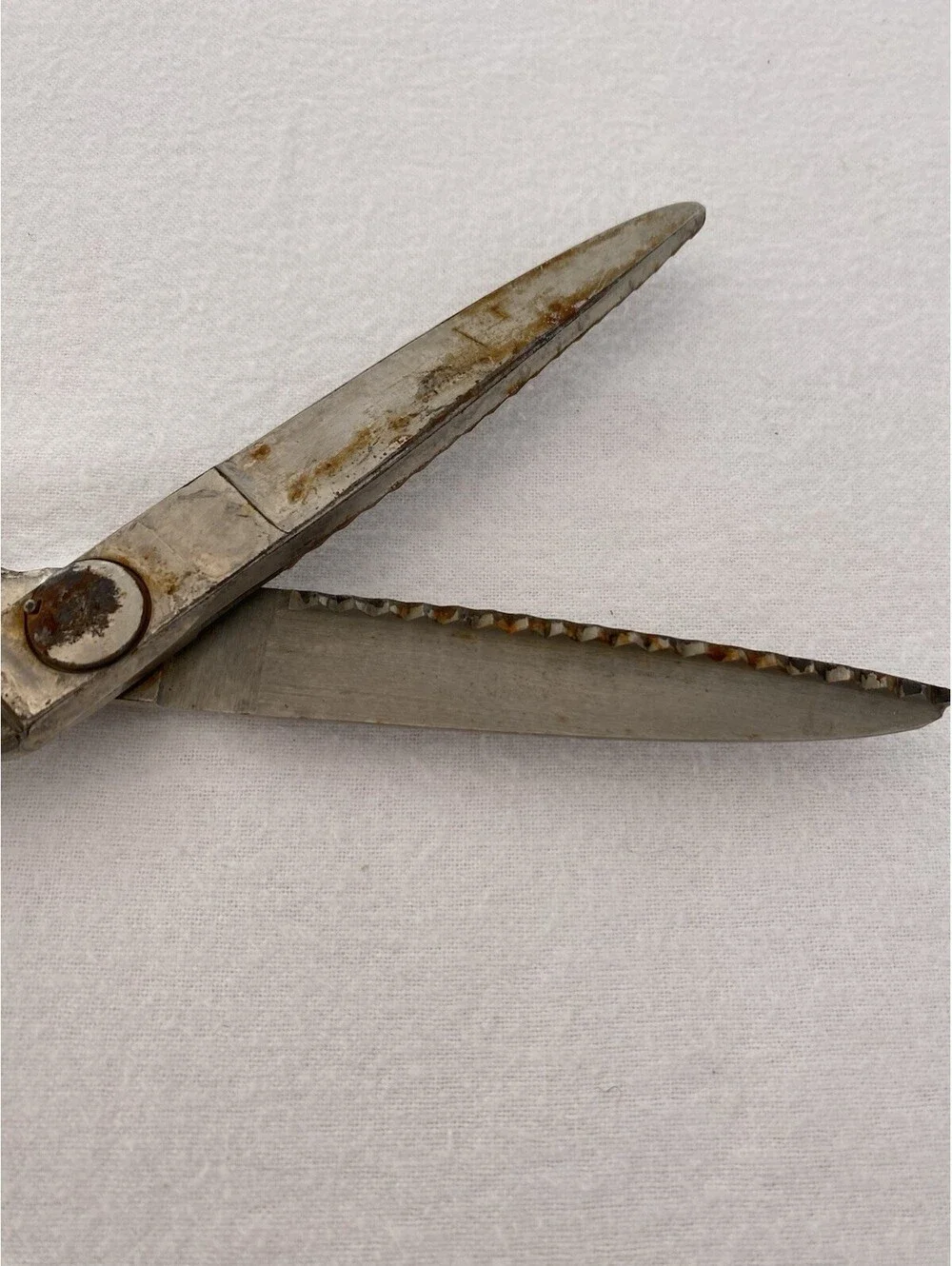 Vintage (1947-50) Wiss Pinking Scissors/shears Heavy Duty ZigZag Blade: USA